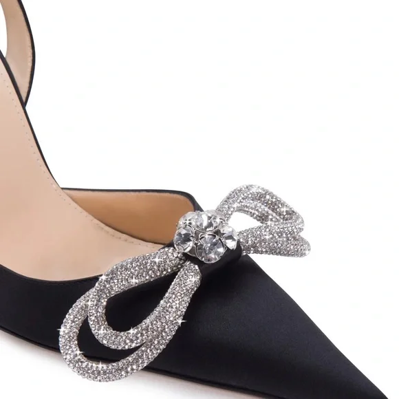 MACH & MACH
Double Bow 100mm slingback pumps. size 38. color black - Picture 3 of 10